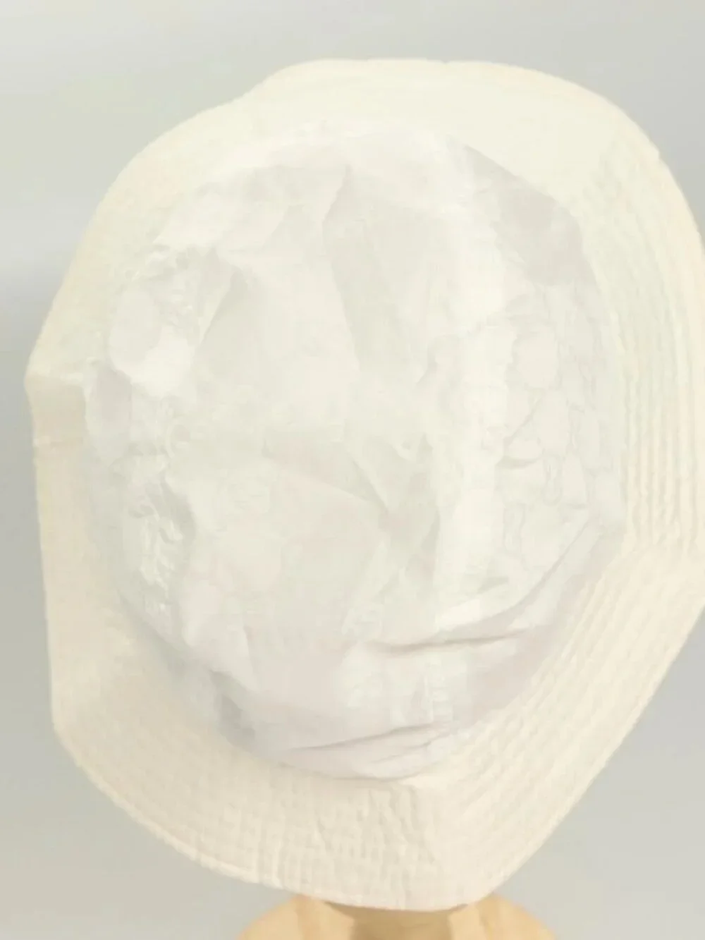 GUCCI GG Canvas Bucket Hat L Whit - Picture 6 of 10